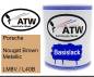 Preview: Porsche, Nougat Brown Metallic, LM8V / L40B: 1L Lackdose, von ATW Autoteile West.
